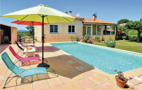 Awesome home in St André d'Olérargues w/ Outdoor swimming pool, Outdoor swimming pool and 3 Bedrooms